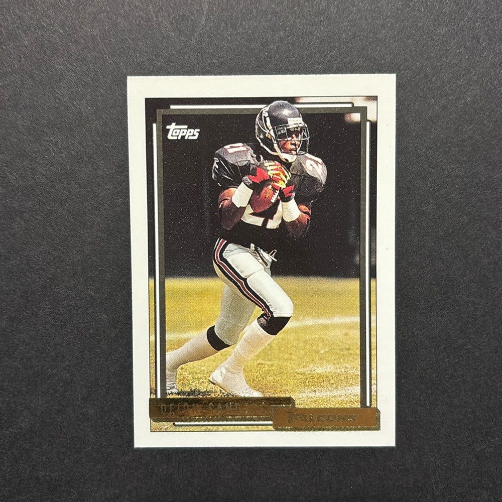 1992 Topps GOLD Football High Numbers Series DEION SANDERS Rare